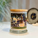Vintage Postcard Collection Man at the Wheel candle
