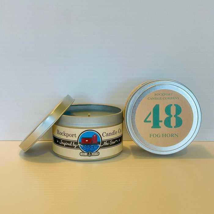 48 Fog Horn travel tin candle