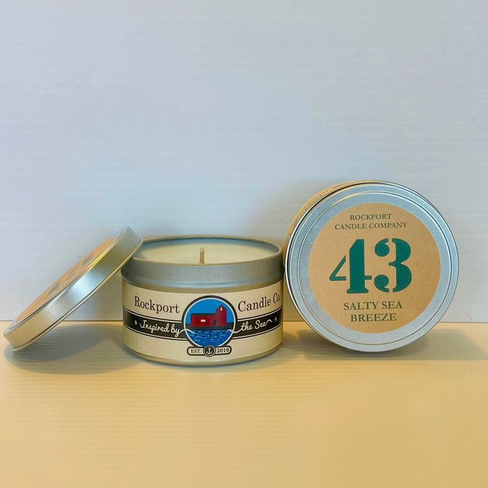 43 Salty Sea Breeze travel tin candle